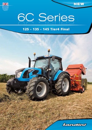 Tractoren met vierwielaandrijving Landini 6-135