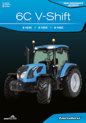 Tractoren met vierwielaandrijving Landini 6-145C V-Shift