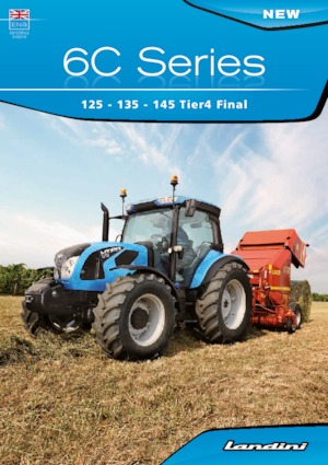 Tractoren met vierwielaandrijving Landini 6-135 CLS