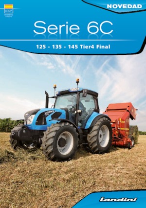 Tractoren met vierwielaandrijving Landini 6-135 CLS