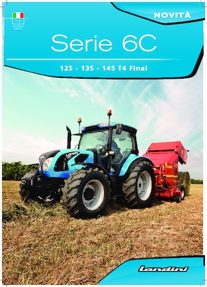Tractoren met vierwielaandrijving Landini 6-135 CLS