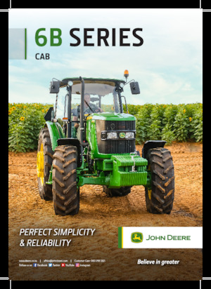 Tractoren met vierwielaandrijving John Deere 6095B