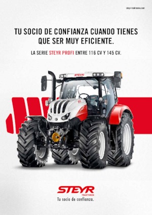Tractoren met vierwielaandrijving Steyr 6145 Profi