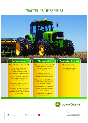 Tractoren met vierwielaandrijving John Deere 6150J