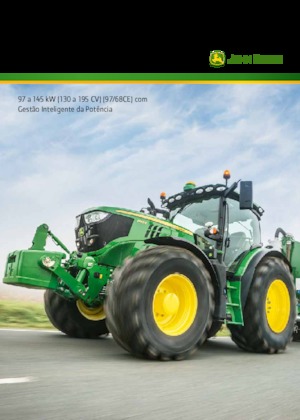 Tractoren met vierwielaandrijving John Deere 6130R