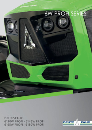 Tractoren met vierwielaandrijving DEUTZ-FAHR 6165W Profi
