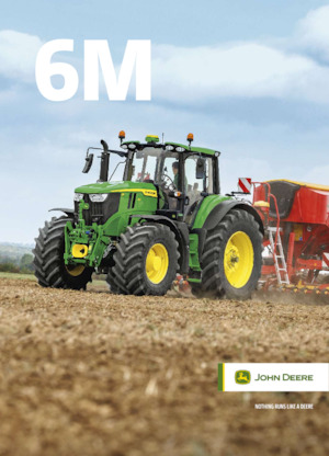 Tractoren met vierwielaandrijving John Deere 6M 155