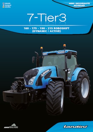 Tractoren met vierwielaandrijving Landini 7-160