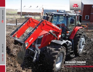 Tractoren met vierwielaandrijving Massey Ferguson 7722