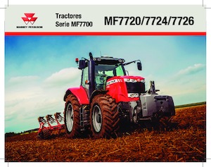 Tractoren met vierwielaandrijving Massey Ferguson 7726