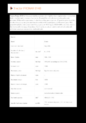 Tractoren met vierwielaandrijving Pronar 8140