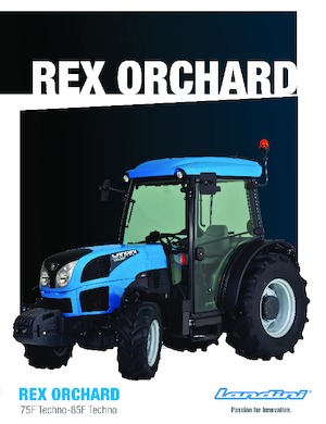 Tractoren met vierwielaandrijving Landini 75F Techno