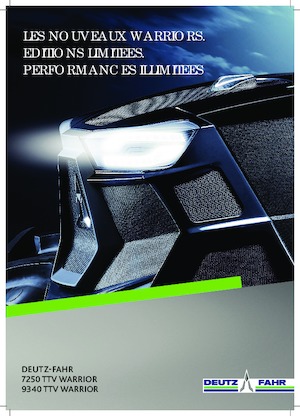 Tractoren met vierwielaandrijving DEUTZ-FAHR 9340 TTV Warrior