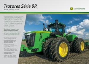 Tractoren met vierwielaandrijving John Deere 9520R