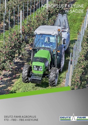 Tractoren met vierwielaandrijving DEUTZ-FAHR Agroplus F 70 Keyline 