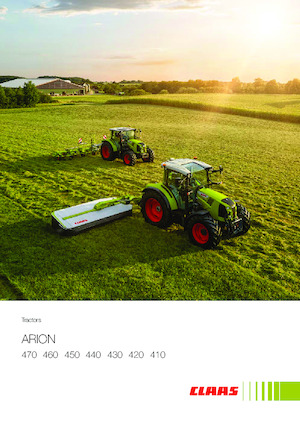 Tractoren met vierwielaandrijving Claas Arion 450 Trend