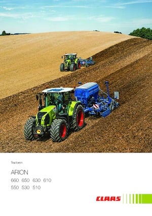 Tractoren met vierwielaandrijving Claas Arion 650