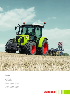 Tractoren met vierwielaandrijving Claas Atos 350