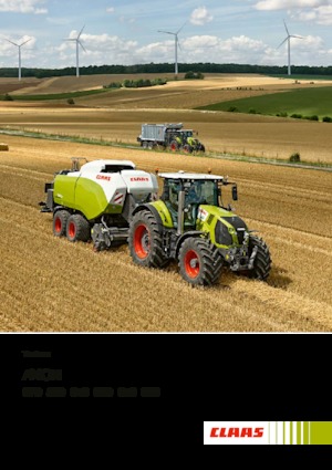 Tractoren met vierwielaandrijving Claas Axion 830