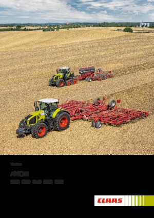 Tractoren met vierwielaandrijving Claas Axion 930 Terra Trac