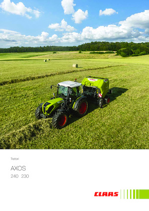 Tractoren met vierwielaandrijving Claas Axos 240  