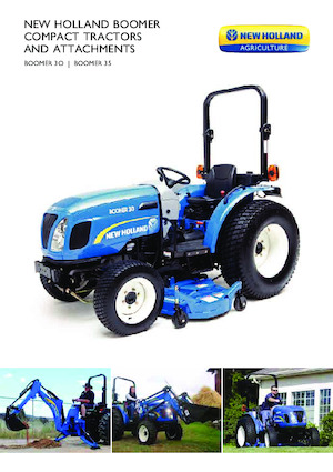 Tractoren met vierwielaandrijving New Holland Boomer 30