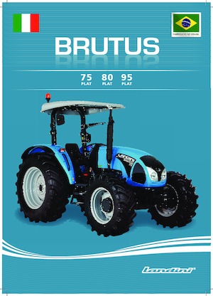 Tractoren met vierwielaandrijving Landini Brutus 95 