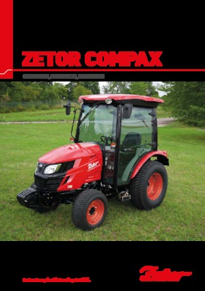Tractoren met vierwielaandrijving Zetor Compax CL 35 NC