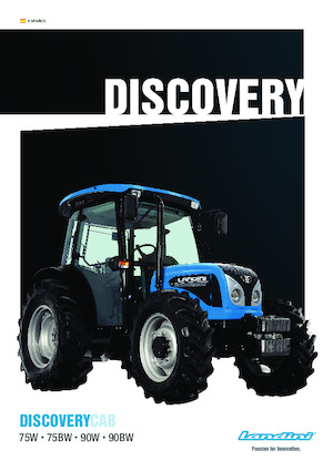 Tractoren met vierwielaandrijving Landini Discovery Cab 75BW