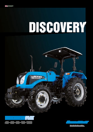 Tractoren met vierwielaandrijving Landini Discovery Plat 60