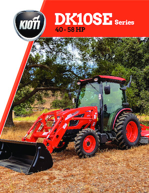 Tractoren met vierwielaandrijving Kioti DK4710SE HST 