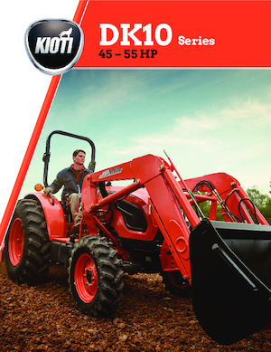 Tractoren met vierwielaandrijving Kioti DK5010 