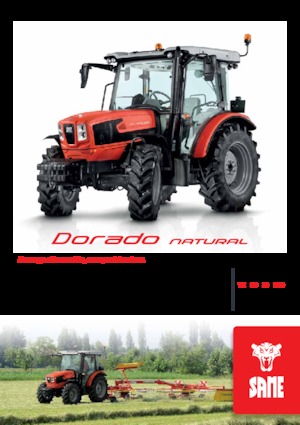Tractoren met vierwielaandrijving SAME Dorado 90 Natural 