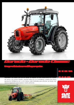 Tractoren met vierwielaandrijving SAME Dorado 90.4