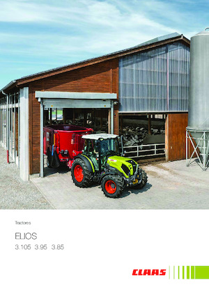 Tractoren met vierwielaandrijving Claas Elios 3.85 Trend