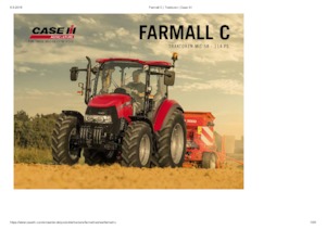 Tractoren met vierwielaandrijving Case IH Farmall 75 C Basis
