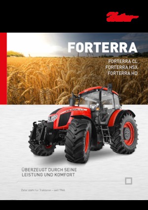 Tractoren met vierwielaandrijving Zetor Forterra 140 HD