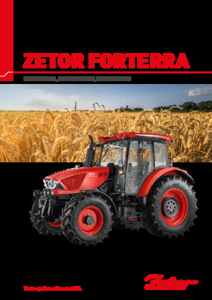 Tractoren met vierwielaandrijving Zetor Forterra CL 120