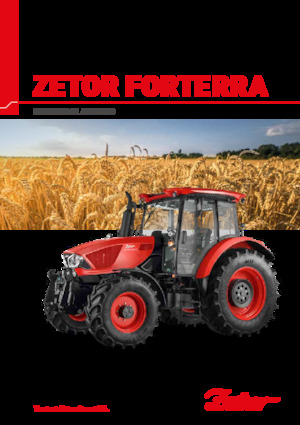 Tractoren met vierwielaandrijving Zetor Forterra CL 120