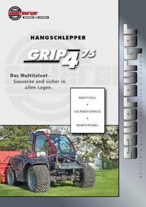 Tractoren met vierwielaandrijving Sauerburger GRIP 4-75 Premium