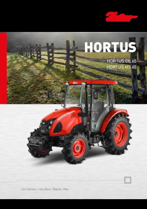 Tractoren met vierwielaandrijving Zetor Hortus HS 65