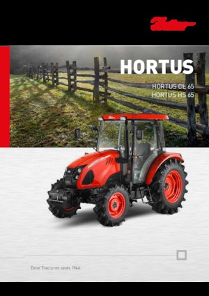 Tractoren met vierwielaandrijving Zetor Hortus HS 65