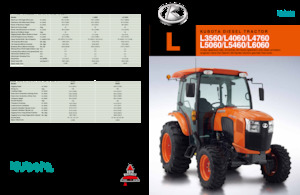 Tractoren met vierwielaandrijving Kubota L6060HSTC
