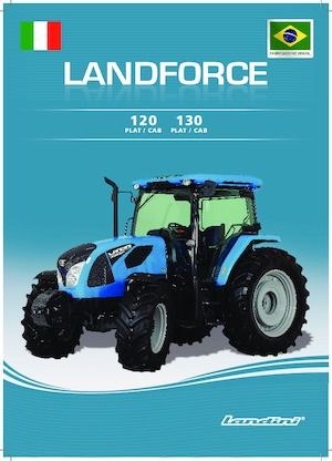 Tractoren met vierwielaandrijving Landini Landforce 120 