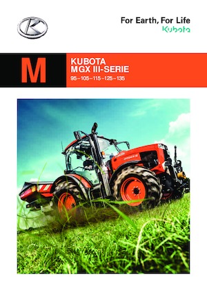 Tractoren met vierwielaandrijving Kubota M 125 GX III