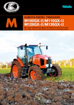 Tractoren met vierwielaandrijving Kubota M 128 GX-II