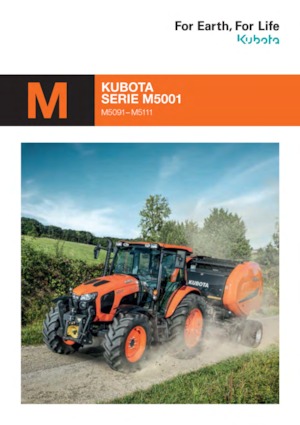 Tractoren met vierwielaandrijving Kubota M5091