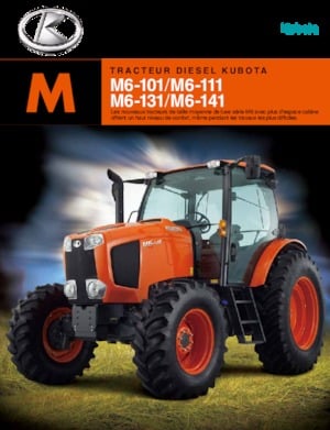 Tractoren met vierwielaandrijving Kubota M 6-141