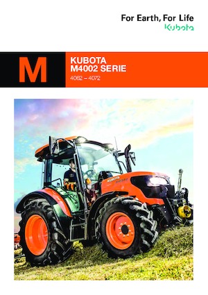 Tractoren met vierwielaandrijving Kubota M4062