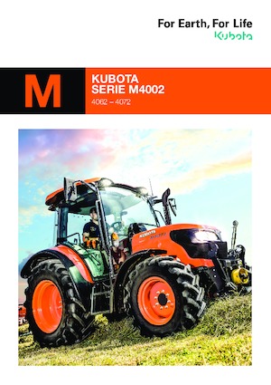 Tractoren met vierwielaandrijving Kubota M4062